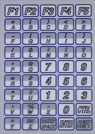 45-Key Membrane Backlit